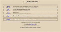 Desktop Screenshot of barryhughart.org